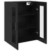  Fali Szekrények 2 pcs Musta tammi 69.5 x 34 x 90 cm Faanyag