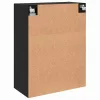 Fali Szekrények 2 pcs Musta tammi 69.5 x 34 x 90 cm Faanyag