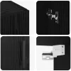  Fali Szekrények 2 pcs Musta tammi 69.5 x 34 x 90 cm Faanyag
