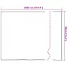  Ablakfólia Tejüveg csíkok 90 x 2000 cm PVC