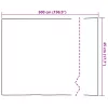  Statikus Ablakfólia Virág Minta 45 x 500 cm PVC