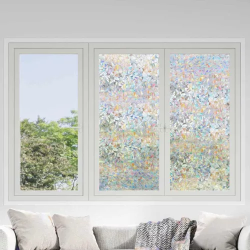  Statikus Ablakfólia 3D szivárvány mintázat 90 x 1000 cm PVC
