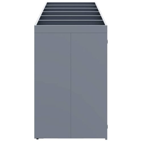  Gurulós kuka tároló 6 kukához Világosszürke