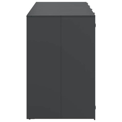  Gurulós kuka tároló 3 kukához Antracit 340 x 77.5 x 115.5 cm