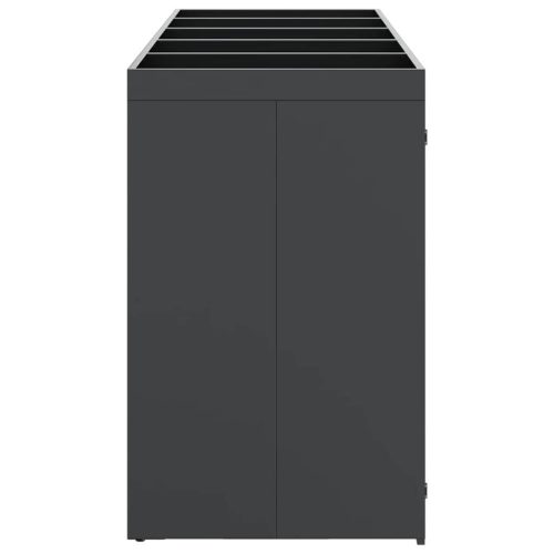  Gurulós kuka tároló 3 kukához Antracit 340 x 77.5 x 115.5 cm