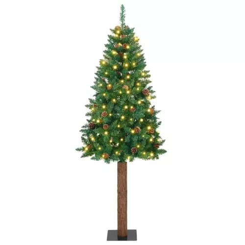  Karcsú karácsonyfa Zöld 77 x 77 x 210 cm PVC