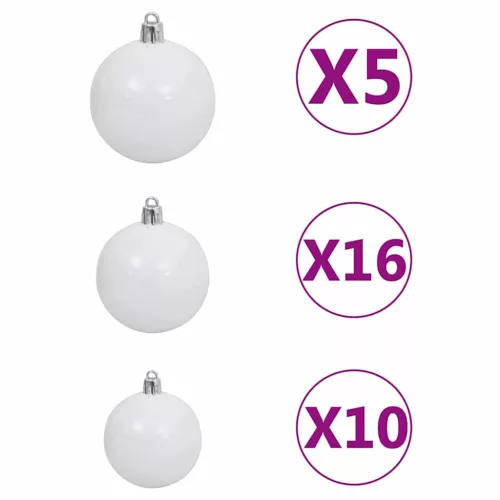  Mű karácsonyfa 300 LED-del Zöld 210 cm PVC, acél és műanyag