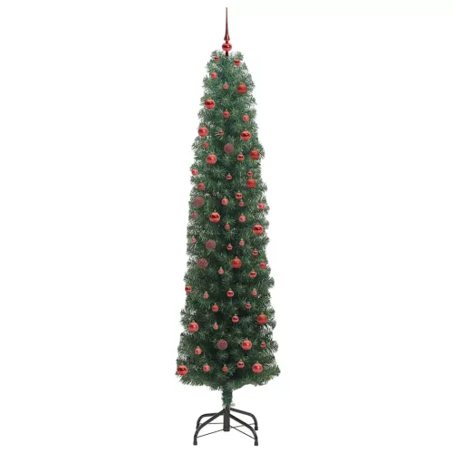  Mű karácsonyfa 300 LED-del Zöld 210 cm PVC, acél és műanyag