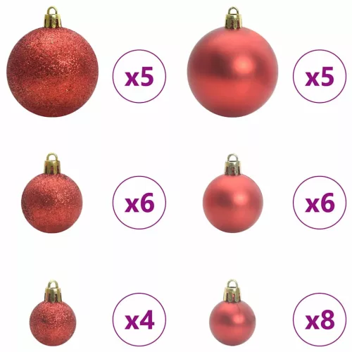  Műanyag Hajtogatós Karácsonyfa Tojásokkal Zöld 150 cm