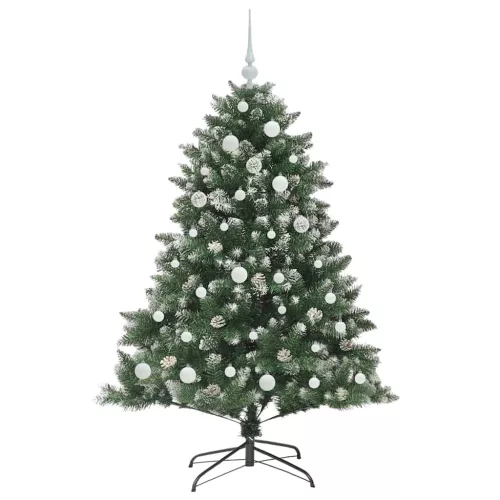  Mű karácsonyfa Zöld 105 x 105 x 150 cm PVC és Műanyag és Acél