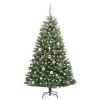  Műanyag Hajtogatós Karácsonyfa Zöld 150 cm PVC és fém