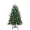  Mű karácsonyfa Zöld 150 cm PVC és Fém és Műanyag
