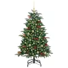  Mű karácsonyfa Zöld 150 cm PVC és Fém és Műanyag
