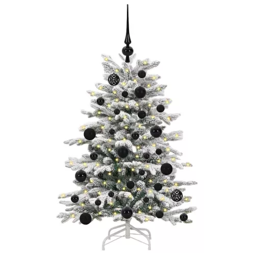  Műanyag Hajtogatós Karácsonyfa Fehér 120 cm PE és PVC