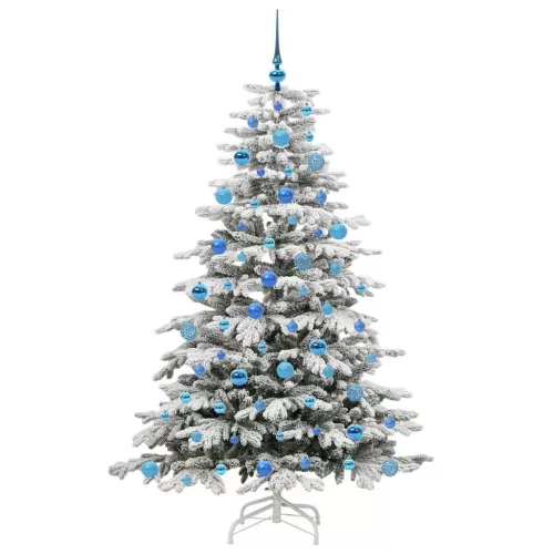  Műanyag Hajtogatós Karácsonyfa Fehér 180 cm PE és PVC