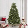  Mű karácsonyfa 300 LED-del Zöld 240 cm PVC és fém
