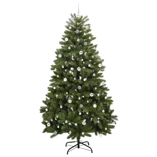  Mű karácsonyfa 300 LED-del Zöld 240 cm PVC és fém