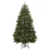  Mű karácsonyfa 300 LED-del Zöld 300 cm PVC és fém