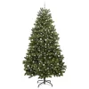  Mű karácsonyfa 300 LED-del Zöld 300 cm PVC és fém