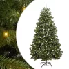 Mű karácsonyfa 300 LED-del Zöld 300 cm PVC és fém