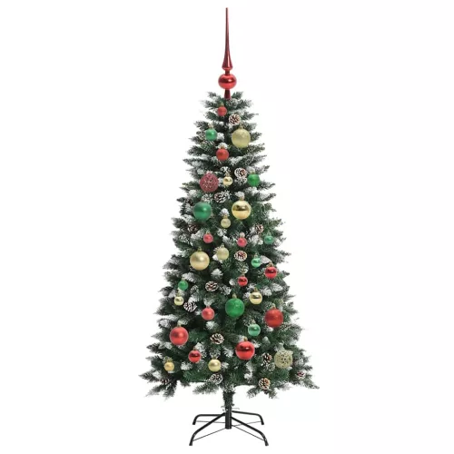  Mű karácsonyfa Zöld 50 x 50 x 120 cm PVC és Műanyag és Acél