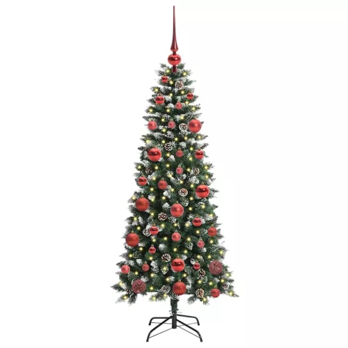  Mű karácsonyfa Zöld 66 x 66 x 150 cm PVC és Műanyag és Acél