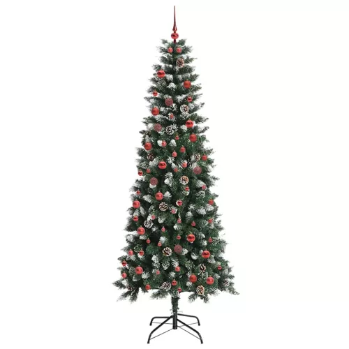  Mű karácsonyfa Zöld 86 x 86 x 210 cm PVC és Műanyag és Acél