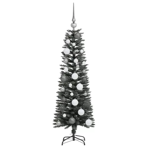  Mű karácsonyfa with Decorative String Lights Zöld 120 cm PVC