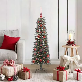    Mű karácsonyfa Zöld 40.5 x 40.5 x 120 cm PVC és Műanyag és Acél