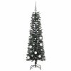  Mű karácsonyfa with Decorative String Lights Zöld 150 cm PVC