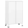  fehér acél ipari stílusú ruhásszekrény 67 x 35 x 107 cm