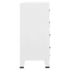  fehér fém ipari fiókos szekrény 78 x 40 x 93 cm
