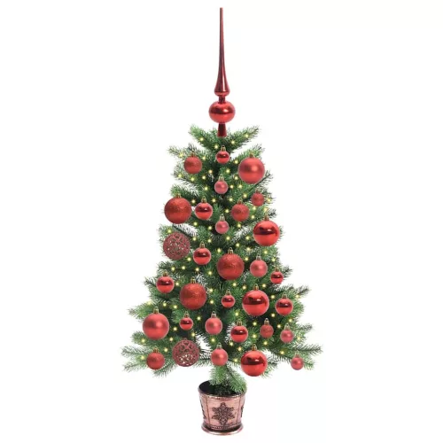  Karácsonyfa 150 LED-del állvánnyal Zöld 90 cm PE