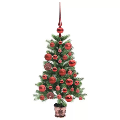  Karácsonyfa 150 LED-del állvánnyal Zöld 90 cm PE