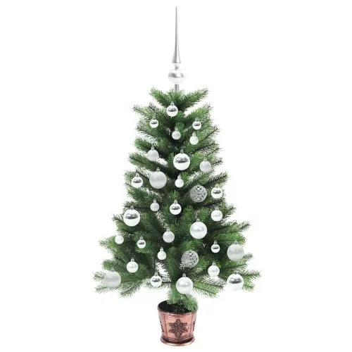  Karácsonyfa 150 LED-del állvánnyal Zöld 90 cm PE