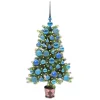 Karácsonyfa 150 LED-del állvánnyal Zöld 90 cm PE