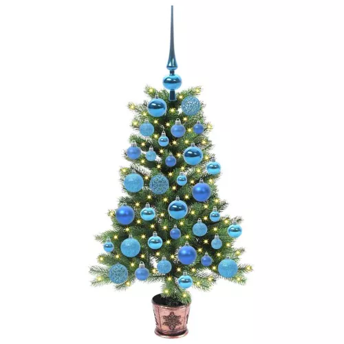  Karácsonyfa 150 LED-del állvánnyal Zöld 90 cm PE