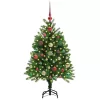  Karácsonyfa 150 LED-del állvánnyal Zöld 120 cm PE