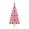  Karácsonyfa 150 LED-del állvánnyal Rózsaszín 120 cm PVC
