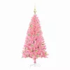  Karácsonyfa 150 LED-del állvánnyal Rózsaszín 120 cm PVC