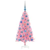  Karácsonyfa 150 LED-del állvánnyal Rózsaszín 120 cm PVC
