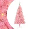  Karácsonyfa 150 LED-del állvánnyal Rózsaszín 150 cm PVC