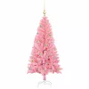  Karácsonyfa 150 LED-del állvánnyal Rózsaszín 150 cm PVC