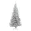  Karácsonyfa 300 LED-del állvánnyal Ezüst 240 cm PET