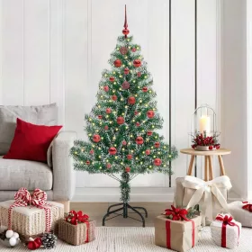    Mű karácsonyi fa hóval borítva LED fényekkel 150 LED-del 150 cm