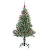  Mű karácsonyi fa hóval borítva LED fényekkel 150 LED-del 150 cm