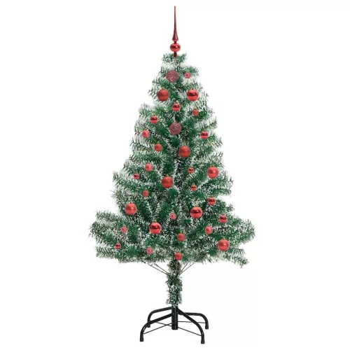  Mű karácsonyi fa hóval borítva LED fényekkel 150 LED-del 150 cm