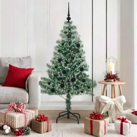    Mű karácsonyi fa hóval borítva LED fényekkel 150 LED-del 150 cm