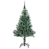  Mű karácsonyi fa hóval borítva LED fényekkel 150 LED-del 150 cm
