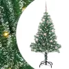 Mű karácsonyi fa hóval borítva LED fényekkel 150 LED-del 150 cm